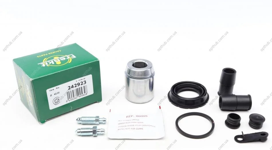 Ремкомплект суппорта (заднего) MB E-class (W211/W212) 02- (d=42mm) (+ поршень) (Ate) UA63 FRENKIT 242923 (фото 1)