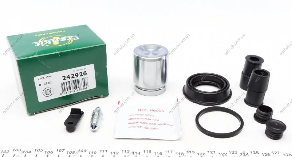 Ремкомплект супорта (заднього) BMW X3/X5 02-11 (d=42mm) (+ поршень) (Ate) (opt-om) FRENKIT 242926 (фото 1)