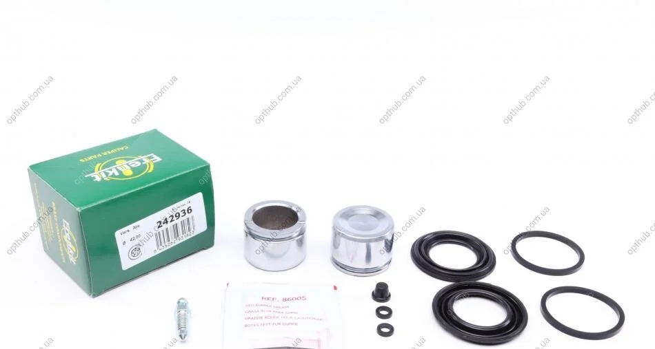 Ремкомплект супорта (заднього) MB C-class (W203/W202) 97- (d=42mm) (+2 поршня) (Ate) UA63 FRENKIT 242936 (фото 1)