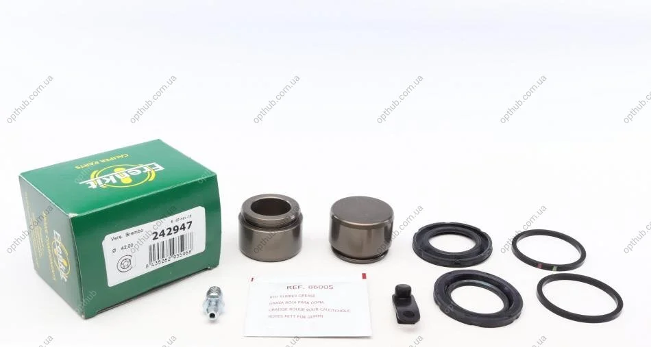 Ремкомплект супорта (заднього) BMW 3 (E92/E93) 06- (d=42mm) (+2 поршня) (Brembo) (opt-om) FRENKIT 242947 (фото 1)
