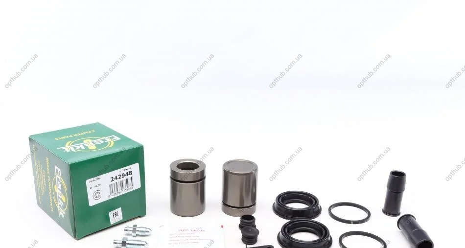 Ремкомплект супорта (переднього) BMW 5 (E60/E61) 04- (d=42mm) (+2 поршня) (Ate) UA63 FRENKIT 242948 (фото 1)
