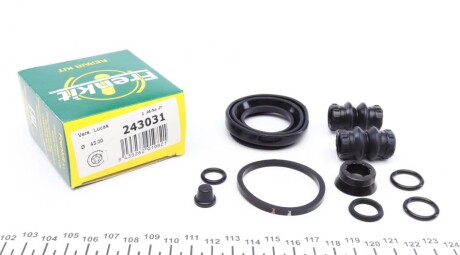 Ремкомплект супорта (заднього) VW Passat 00-05 (d=43mm) (Lucas) UA63 FRENKIT 243031