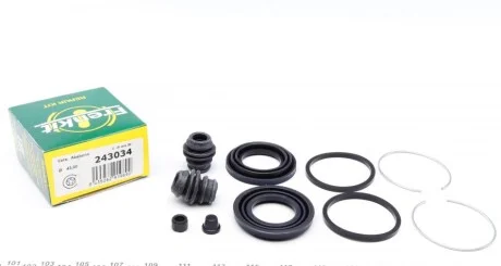 Ремкомплект суппорта (переднього) Subaru Forester/Impreza/Legacy III 96-05 (d=43mm) (Akebono) (opt-om) FRENKIT 243034