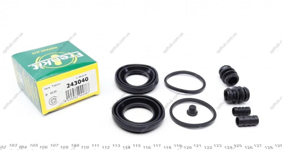 Ремкомплект суппорта (переднього) Subaru Forester/Legacy IV/Tribeca 03- (d=43mm) ((Tokico) (opt-om) FRENKIT 243040 (фото 1)