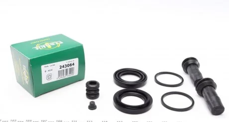Ремкомплект супорта (переднього) Audi 100/A4/A6/A8 91-02 (d=43mm) (Lucas) (opt-om) FRENKIT 243064
