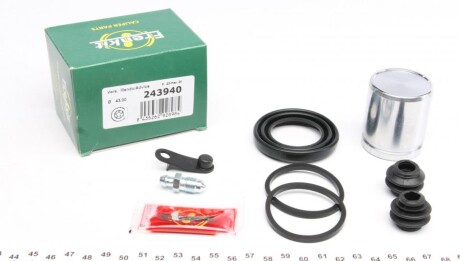 Ремкомплект супорта (заднього) Kia Sorento/Hyundai Genesis 08- (d=43mm) (+поршень) (Mando) (opt-om) FRENKIT 243940