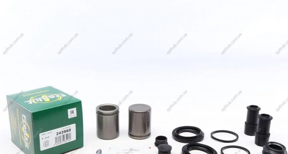 Ремкомплект супорта (переднього) Audi A4/A6/VW Passat 96-05 (d=43mm) (+2 поршня) (Lucas) UA63 FRENKIT 243960 (фото 1)