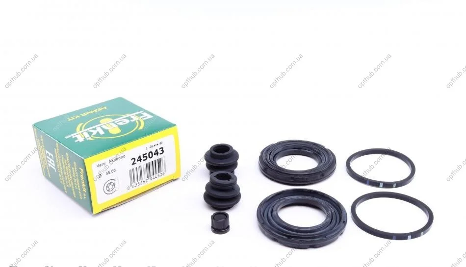 Ремкомплект супорту переднього Lexus RX 350/Toyota Rav 4 08-(d=45mm)(Akebono) Frenkit FRENKIT 245043 (фото 1)