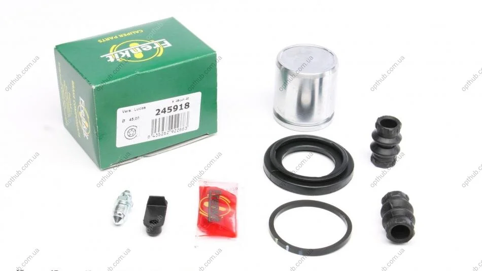 Ремкомплект суппорта (заднего) Land Rover Discovery/Range Rover 02-12 (d=45mm) (+поршень) (Luc (opt-om) FRENKIT 245918 (фото 1)