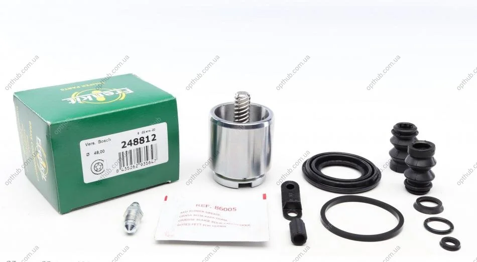Ремкомплект суппорта (заднего) (R) Ford Transit 06- (d=48mm) (+поршень с механизмом) (Bosch) (opt-om) FRENKIT 248812 (фото 1)