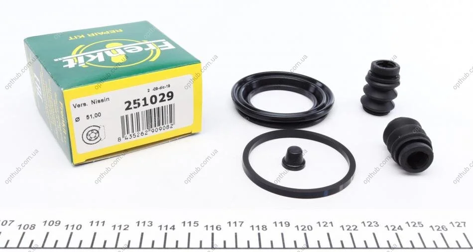 Ремкомплект супорта (переднього) Honda Civic V/VI/Mitsubishi Colt III 88-02 (d=51mm) (Nih) (opt-om) FRENKIT 251029 (фото 1)