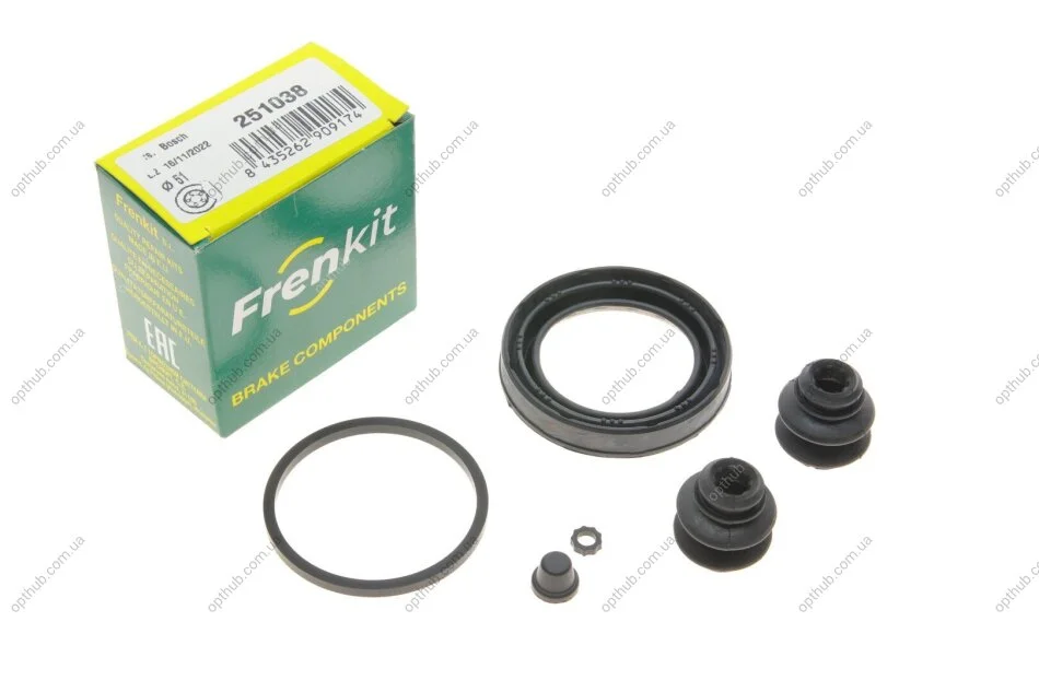 Ремкомплект суппорта (переднього) Toyota Yaris 99-05 (d=51mm) (Bosch) (opt-om) FRENKIT 251038 (фото 1)