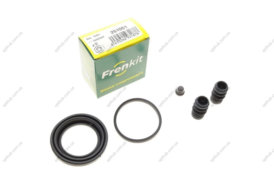 Ремкомплект суппорта (переднього) Suzuki Alto/Swift 09- (d=51mm) (Niss) (opt-om) FRENKIT 251051 (фото 1)