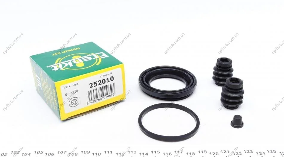 Ремкомплект суппорта (переднього) Daewoo Lanos 97- (d=52mm) (Dac) (opt-om) FRENKIT 252010 (фото 1)