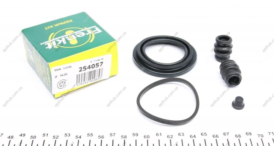 Ремкомплект суппорта (переднього) Honda Civic/Mitsubishi Colt89- (d=54mm) (Lucas) UA63 FRENKIT 254057 (фото 1)