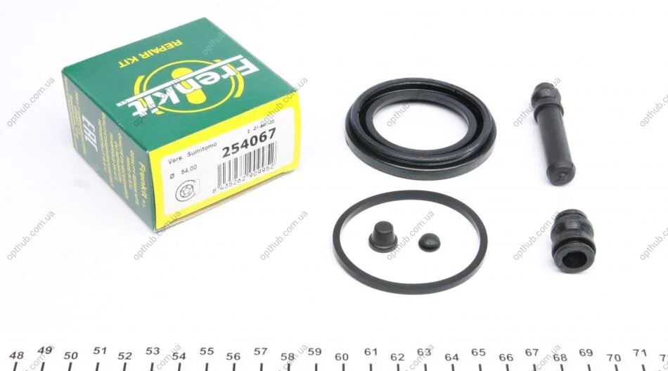 Ремкомплект супорта (переднього) Mitsubishi Colt/Lancer 83-03 (d=54mm) (Sumitomo) UA63 FRENKIT 254067 (фото 1)