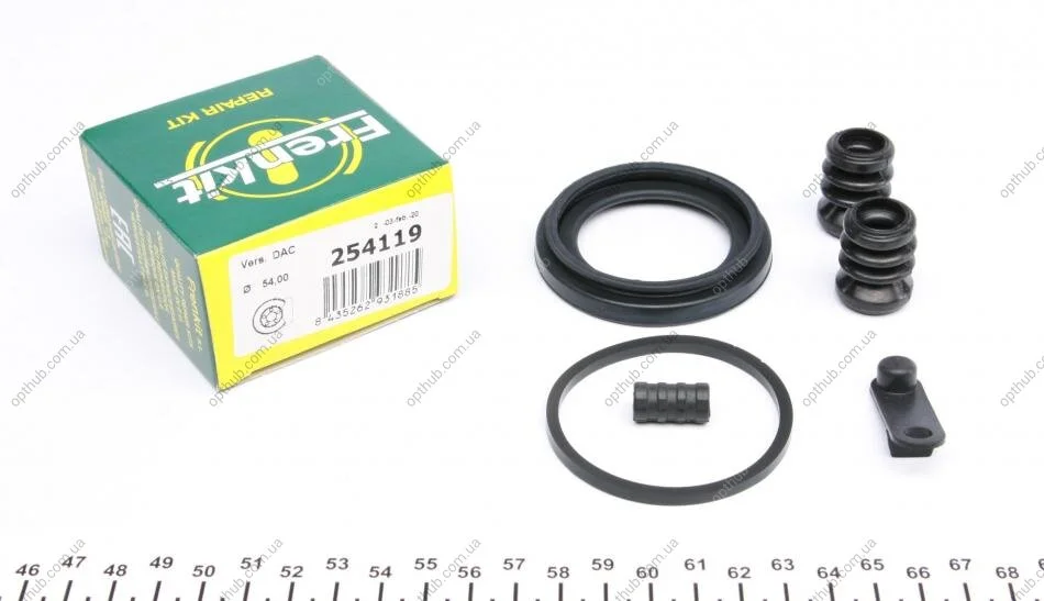 Ремкомплект супорта (переднього) Chevrolet Aveo 11- (d=54mm) (Dac) (opt-om) FRENKIT 254119 (фото 1)