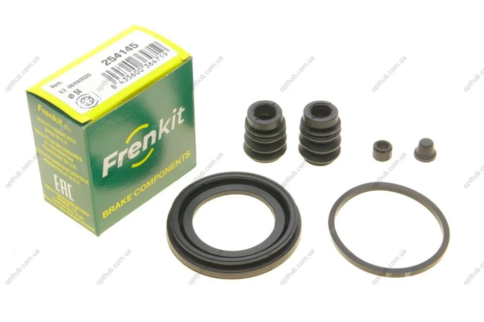 Ремкомплект супорта (переднього) Honda Civic 01- (d=54mm) (Nih) (opt-om) FRENKIT 254145 (фото 1)