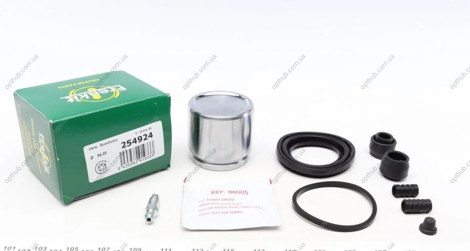 Ремкомплект супорта (переднього) Mazda 323 94-04 (d=54mm) (+поршень) (Sumitomo) (opt-om) FRENKIT 254924 (фото 1)