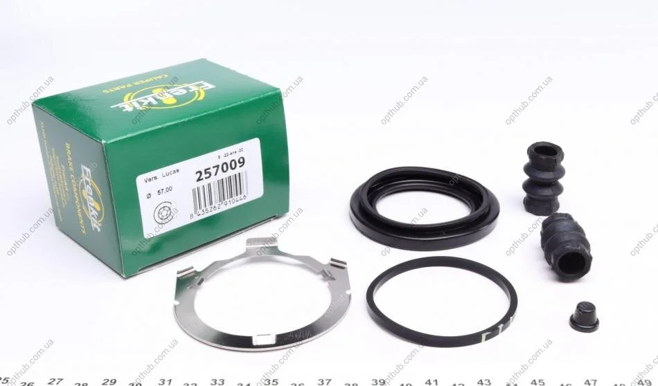 Ремкомплект суппорта (переднього) Audi/MB C-class/VW Caddy/Golf/Passat (d=57mm) (Lucas) UA63 FRENKIT 257009 (фото 1)