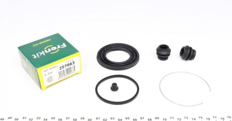 Ремкомплект суппорта (переднього) Toyota Prius 11- (d=57mm) (Sumitomo) (opt-om) FRENKIT 257063