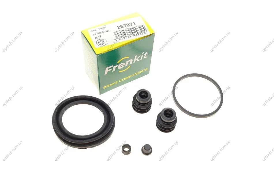 Ремкомплект суппорта (переднього) Hyundai Coupe 01-09 (d=57mm) (Mando) (opt-om) FRENKIT 257071 (фото 1)
