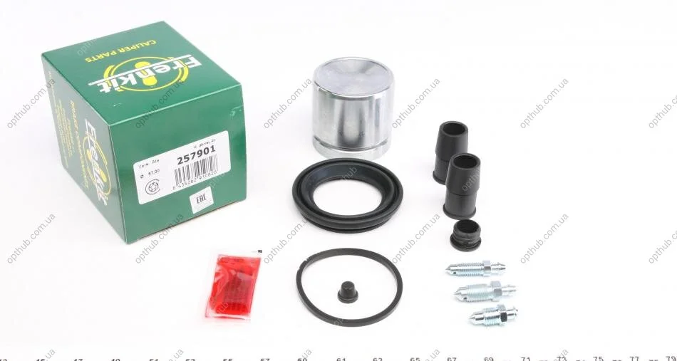 Ремкомплект супорта (переднього) Peugeot 605/Volvo 850/S70/V70/C70 89- (d=57mm) (+поршень) (Ate) UA63 FRENKIT 257901 (фото 1)
