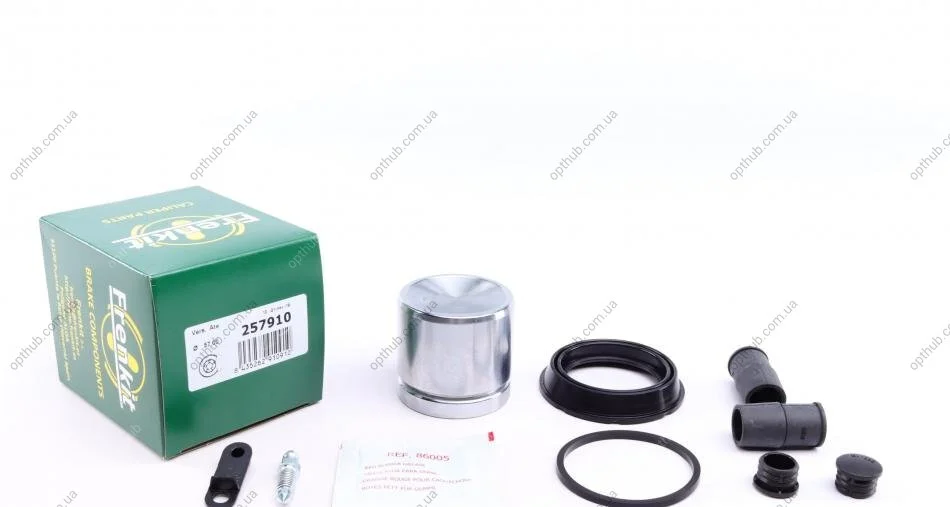 Ремкомплект супорта (переднього) BMW X3 (E83) 04- (d=57mm) (+поршень) (Ate) UA63 FRENKIT 257910 (фото 1)