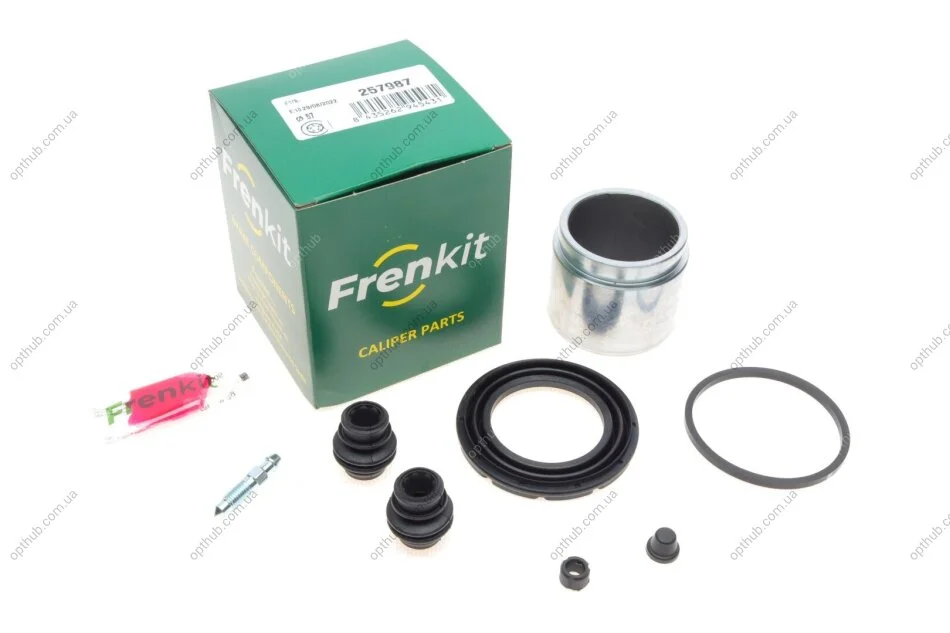 Ремкомплект супорта (переднього) Nissan Qashqai 13- (d=57mm) (+поршень) (Akebono) (opt-om) FRENKIT 257987 (фото 1)
