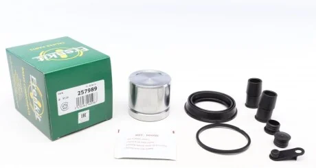 Ремкомплект супорта (переднього) Ford Transit Connect 13- (d=57mm) (+поршень) (Ate) UA63 FRENKIT 257989