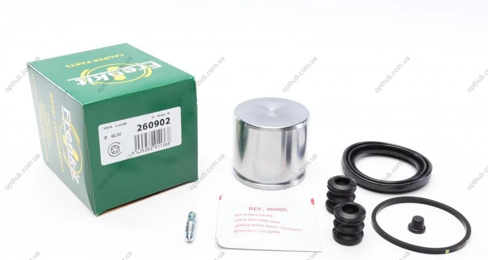 Ремкомплект супорта (переднього) Renault Laguna/Scenic 93-03 (d=60mm) (+поршень) (Lucas) UA63 FRENKIT 260902 (фото 1)