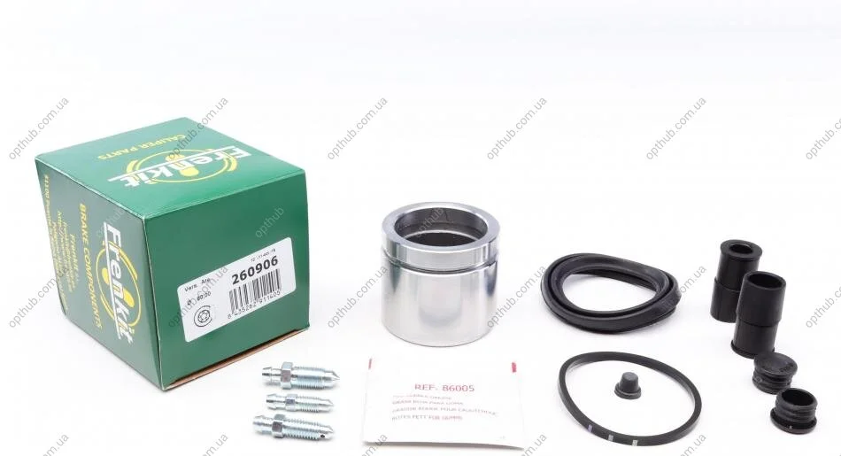 Ремкомплект супорту переднього BMW 5 (E34/E39)/7 (E32)/X5 (E53)(d=60mm)(Ate)(+поршень) Frenkit FRENKIT 260906 (фото 1)