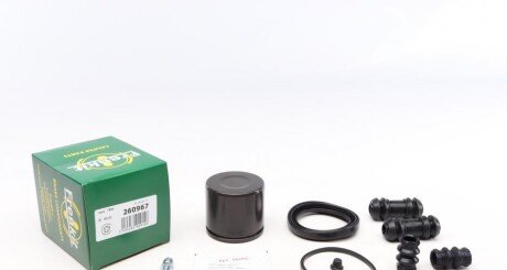 Ремкомплект супорта (заднього) MB C-class (W204) 07- (d=60mm) (+поршень) (TRW) UA63 FRENKIT 260967