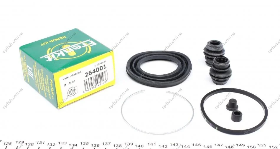 Ремкомплект суппорта (переднього) Toyota Avensis 01-09 (d=64mm) (Akeb) (opt-om) FRENKIT 264001 (фото 1)