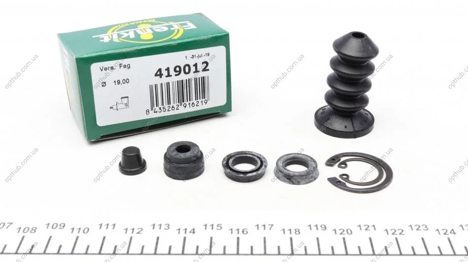 Ремкомплект циліндра зчеплення (головного) MB S-Class (W116/W126) 72-85 (d=19) (Fag) UA63 FRENKIT 419012 (фото 1)