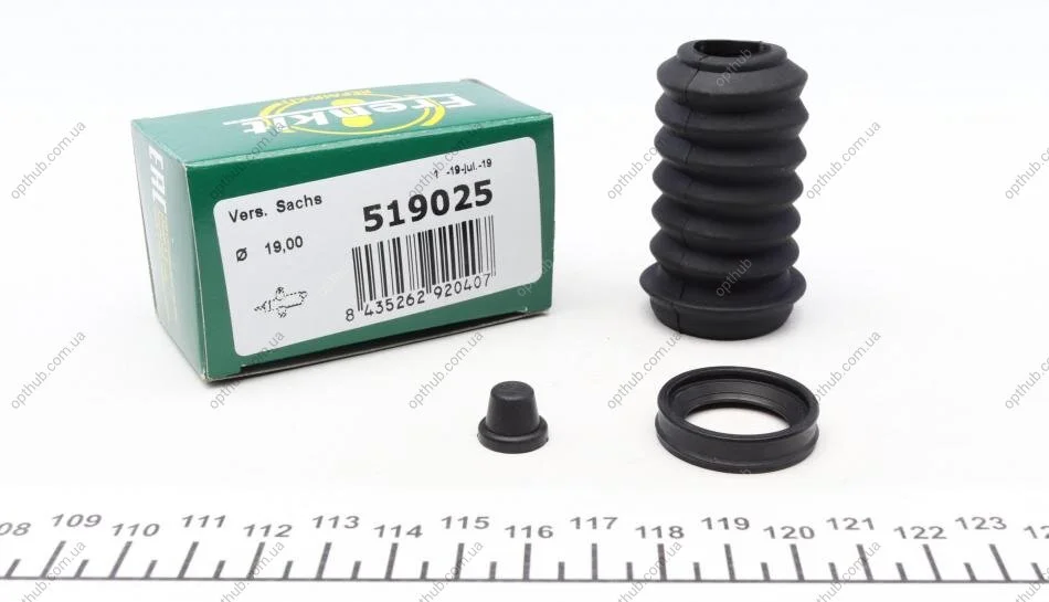 Ремкомплект цилиндра сцепления (рабочего) VW Caddy III 04-15 (d=19mm) (Sachs) (opt-om) FRENKIT 519025 (фото 1)