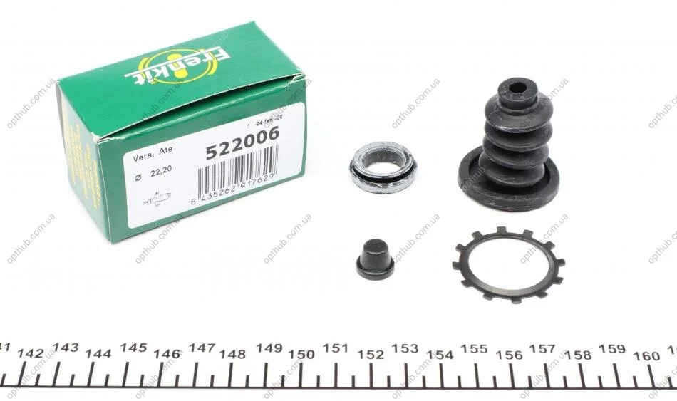 Ремкомплект циліндра зчеплення (робочого) BMW 3/5/7 (d=22,2mm)(ATE) (opt-om) FRENKIT 522006 (фото 1)