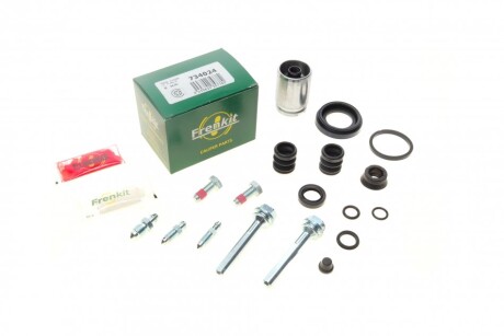 Ремкомплект супорта (заднього) Renault Megane 01- (d=34mm) (Lucas) (+поршень/направляюча) UA63 FRENKIT 734024