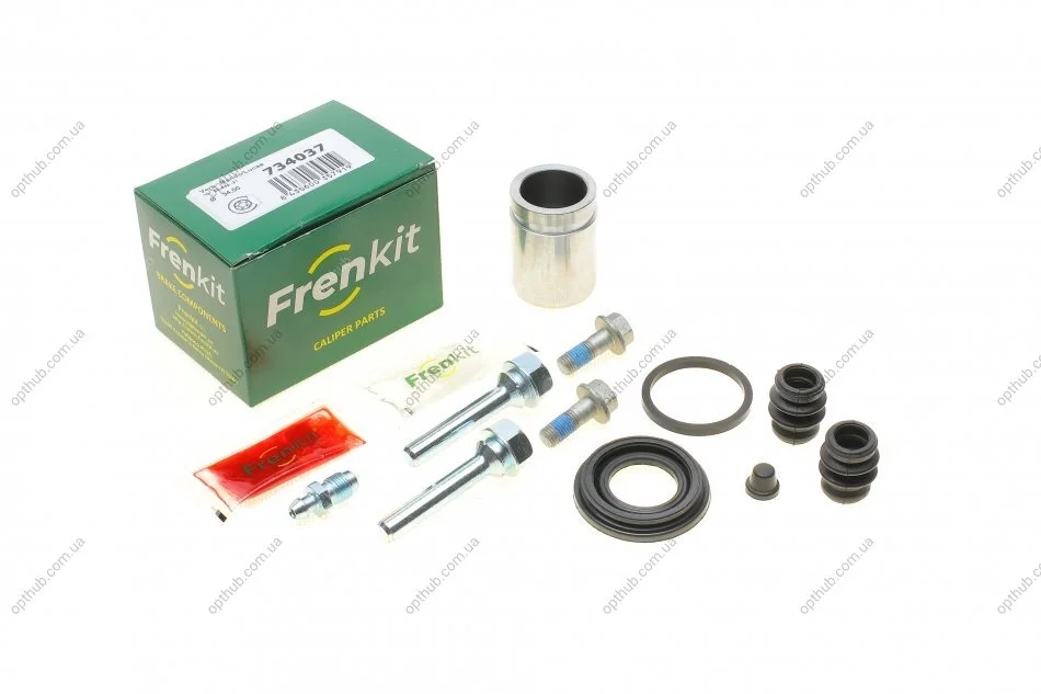 Ремкомплект супорта (заднього) Hyundai Sonata 98-04 (d=34mm) (Mando) (+поршень/направляюча) UA63 FRENKIT 734037 (фото 1)