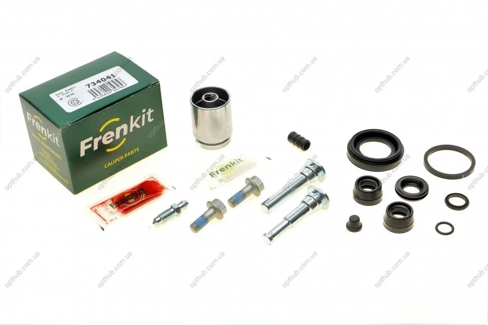 Ремкомплект суппорта (заднего) Kia Picanto 1.0/1.1 04- (d=34mm) (+ поршень/направляющая) (Kasko (opt-om) FRENKIT 734041 (фото 1)