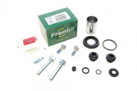 Ремкомплект супорта (заднього) Hyundai i20/Kia Picanto 11- (d=34mm) (+поршень/направляюча) (Mo (opt-om) FRENKIT 734055
