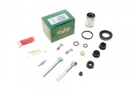 Ремкомплект супорта (заднього) Kia Ceed 12- (d=34mm) (+ поршень/направляюча) (Trw) (opt-om) FRENKIT 734062