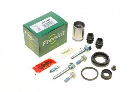Ремкомплект супорта (заднього) Kia Rio 17- (d=34mm) (+ поршень/направляюча) (Mando)SuperKit (opt-om) FRENKIT 734063
