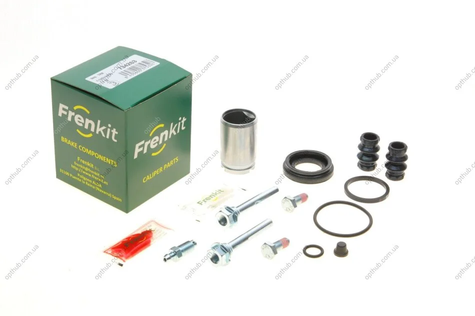 Ремкомплект супорта (заднього) Renault Megane/Scenic 08- (d=34mm) (TRW) (+поршень/направляюча) (opt-om) FRENKIT 734263 (фото 1)