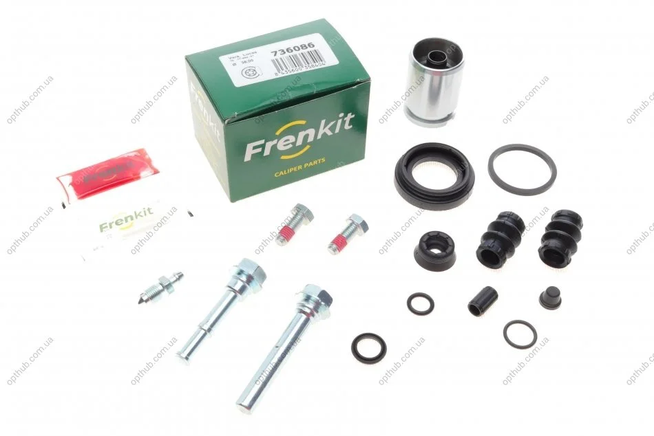 Ремкомплект суппорта (заднего) Opel Astra G/H//Zafira 98-10 (d=36mm) (Lucas) (+поршень/направляющая UA63 FRENKIT 736086 (фото 1)