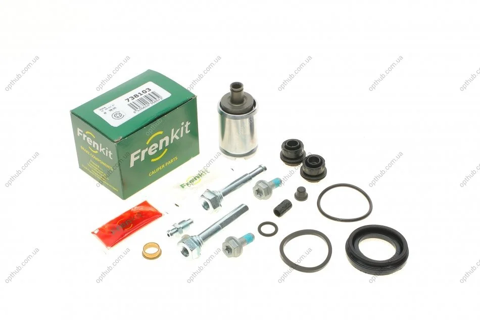 Ремкомплект суппорта (заднего) Opel Insignia/Vivaro 2.0 CDTI 17- (d=38mm) (+ поршень/направл) (Trw UA63 FRENKIT 738103 (фото 1)