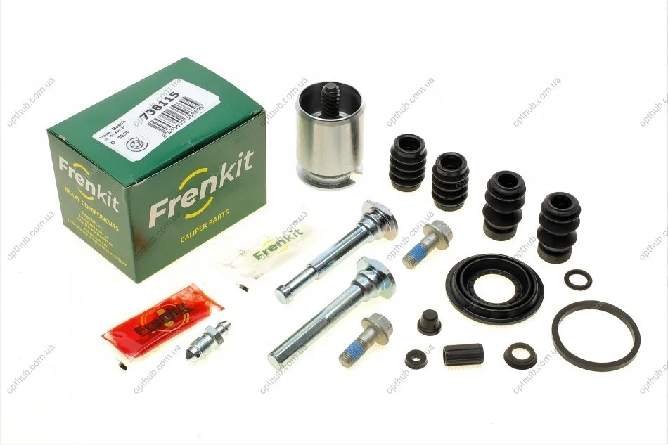Ремкомплект суппорта (заднего) (L) VW Caddy III 04-15 (d=38mm) (Bosch) (+поршень/направляющая) UA63 FRENKIT 738115 (фото 1)