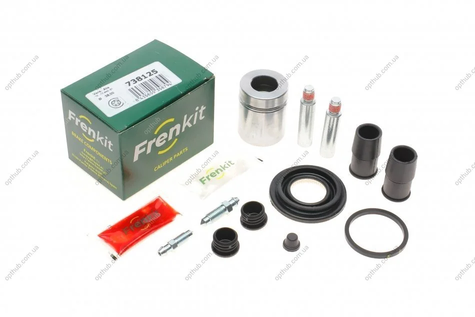 Ремкомплект супорта (заднього) BMW 3 (E36) 90- (d=38mm) (+поршень/направляюча) (Ate) (opt-om) FRENKIT 738125 (фото 1)