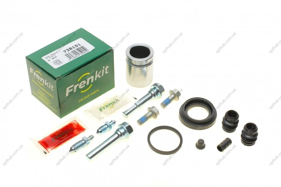 Ремкомплект суппорта (заднего) Subaru Legacy/Forester 03- (d=38mm) (+поршень/направляющая) (Tok (opt-om) FRENKIT 738151 (фото 1)