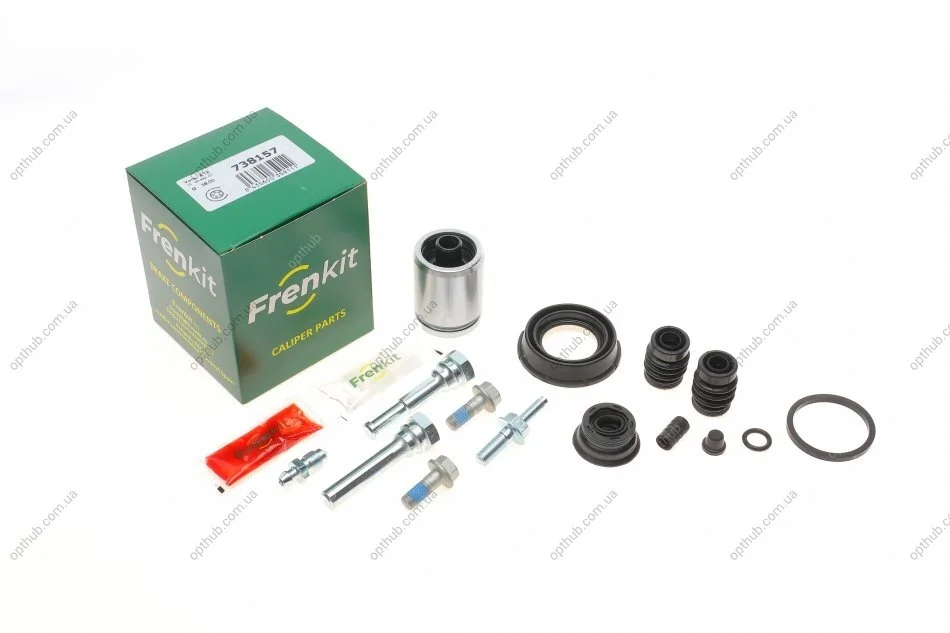 Ремкомплект супорта (заднього) Opel Zafira 09- (d=38mm) (Ate) (+поршень з мех/направляюча) UA63 FRENKIT 738157 (фото 1)